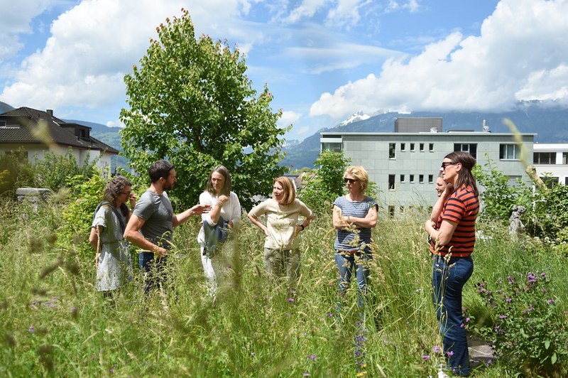 «Garta Gspröch» in der Netzwerkstatt Alpen in Schaan/LI im Juni 2024.