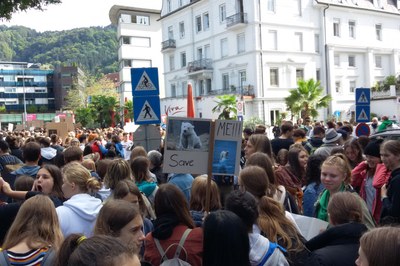 Junge streiken für Klima- und Alpenschutz