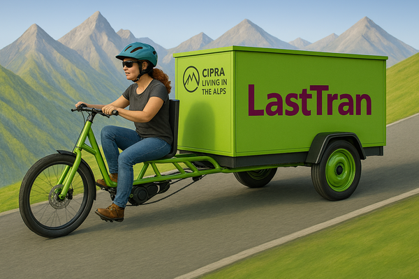 Pünktlich und klimaneutral: Alpentransit per Lastenrad
