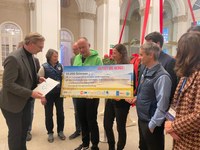 Übergabe der Petition "Rettet die Berge"