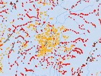 Obstacles and facilitations for the movement of fishes