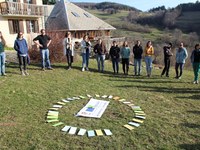 Young people in action for the Alps