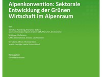 Alpine Convention - Sectoral development of the Green Economy in the Alpine region