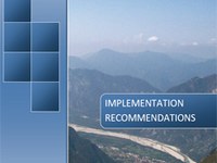 Implementation recommendations