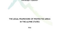 The Legal Framework of Protected Areas in the Alpine States: Italy