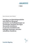 Determination of material properties and effective transfer coefficients of green roofs for a reliable simulation of the hygrothermal conditions of green roofs by using different indoor and outdoor climates.