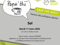 Papo'thé sur le sol - CIPRA France