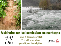 Webinaire sur les crues torrentielles