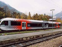 Italie : voyage inaugural du train du val Venosta