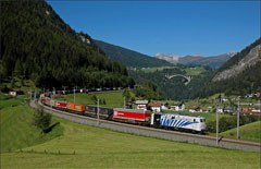 Renforcement du transport ferroviaire de marchandises à travers les Alpes