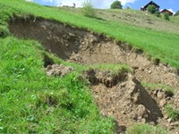 Aggravation de l'érosion du sol dans les Alpes