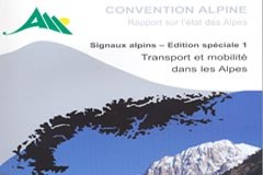 Rapport sur l'état des Alpes sur le thème du transport et de la mobilité