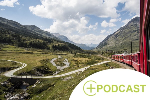 Mobiles dans les Alpes