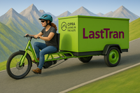 Ponctualité et neutralité carbone : transit alpin en vélo cargo