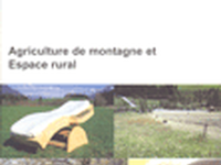 Agriculture de montagne et espace rural