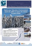 Repères pour l'éducation à l’environnement auprès des publics et acteurs des stations de sports d’hiver