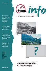 Cipra-Info 57 : Les paysages alpins au futur simple