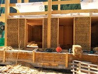 Una casa fatta di lolla di riso