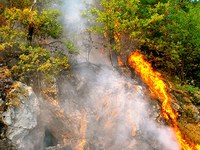 Alpi piemontesi colpite da siccità e incendi