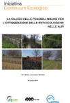 Catalogo delle possibili misure per l'ottimizzazione delle reti ecologiche nelle Alpi