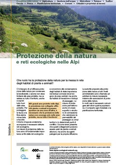 Protezione della natura e reti ecologiche nelle Alpi