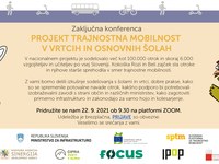 Zaključna konferenca projekta Trajnostna mobilnost v vrtcih in šolah