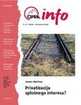 Cipra-Info 79: Javne storitve: Privatizacija splošnega interesa?