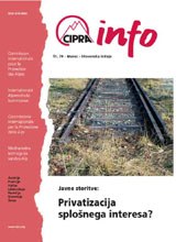 Cipra-Info 79: Javne storitve: Privatizacija splošnega interesa?
