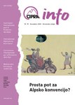 Cipra-Info 70: Prosta pot za Alpsko konvencijo?