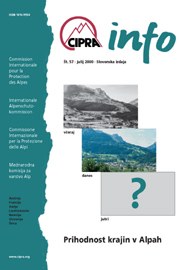 Cipra-Info 57: Prihodnost krajin v Alpah