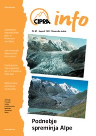 Cipra-Info 61: Podnebje spreminja Alpe